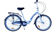 Велосипед 24 WINNER IBIZA бело-голубой
